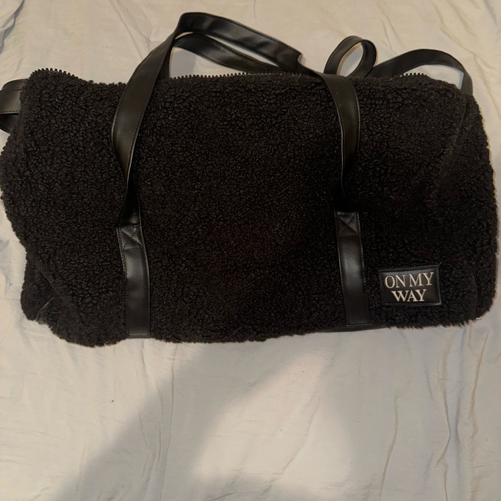 Black Sherpa Duffle Bag